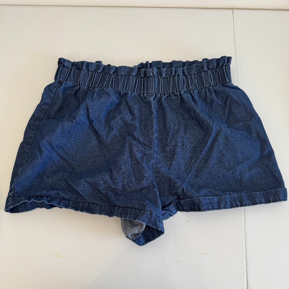 SHEIN Curve High Waisted Denim Shorts | Elastic Waist | Size 3XL